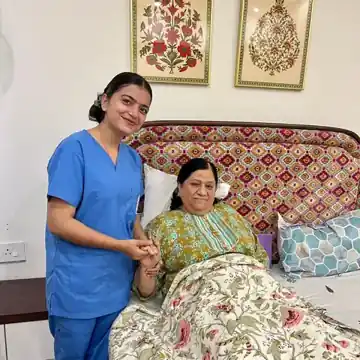 Elder care for a senior citizen at home