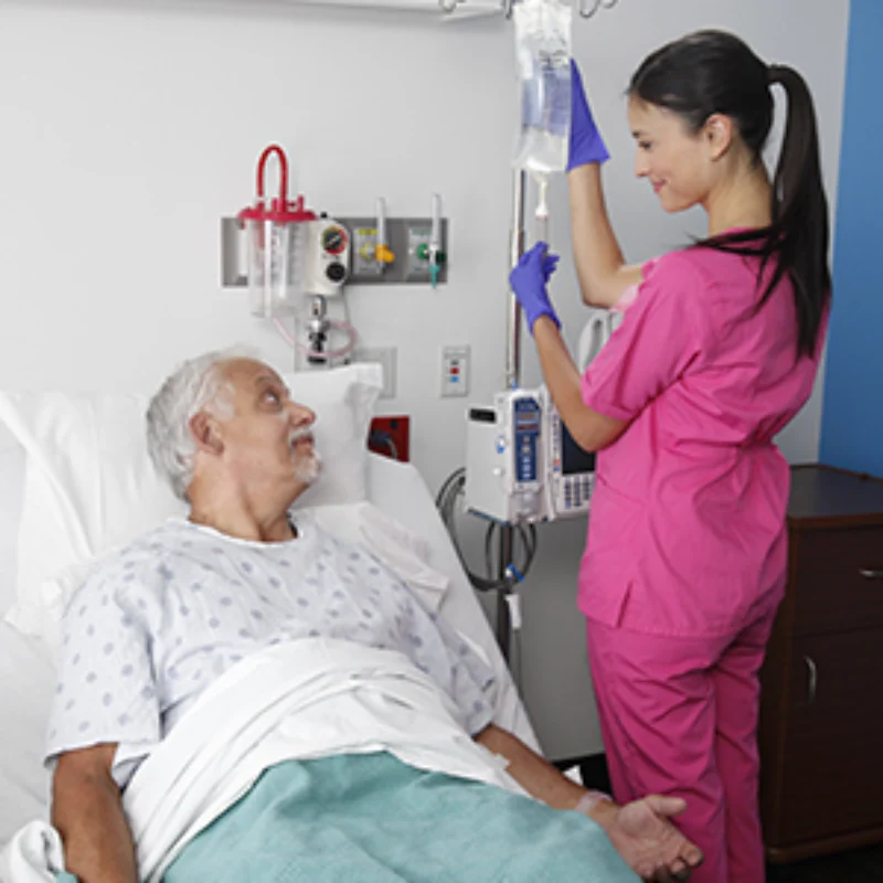 Doctor checking a patient blood pressure